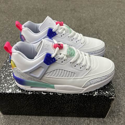 Air Jordan 3.5 Spizike Low Men's Basketball Shoes White Blue Green Pink-76